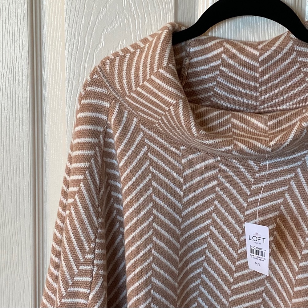 LOFT Knit Poncho,Style Sweater - NEW! - Picture 2 of 8